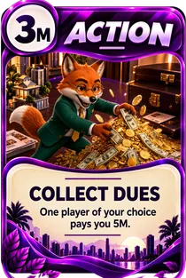 Collect Dues card