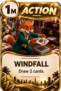 Windfall action card