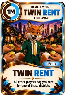 Twin Rent card